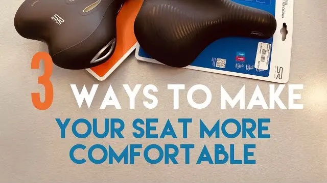How To Make A Bike Seat More Comfortable