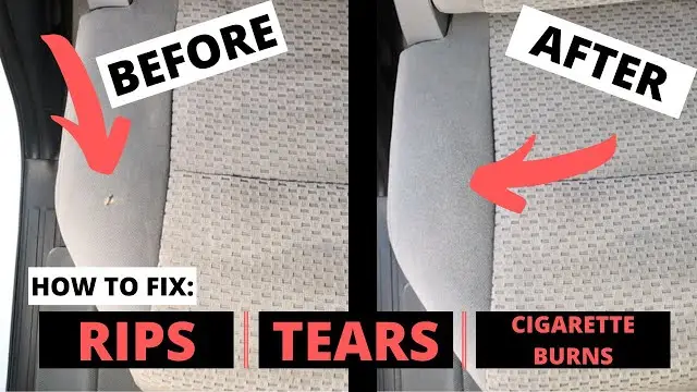 How To Repair Cigarette Burns In Car Seats